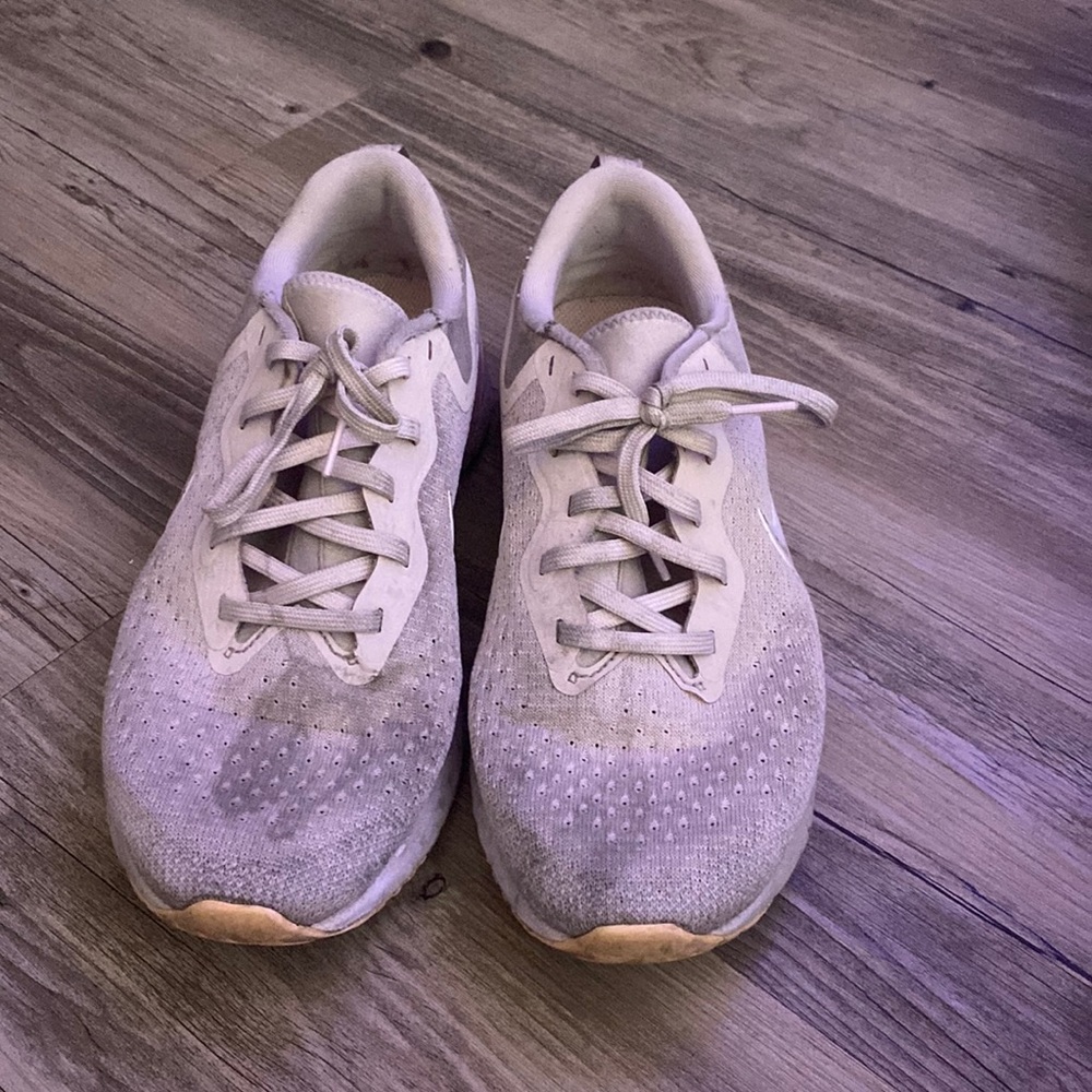 Pink Nike sneakers